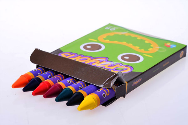 Washable crayons for painting